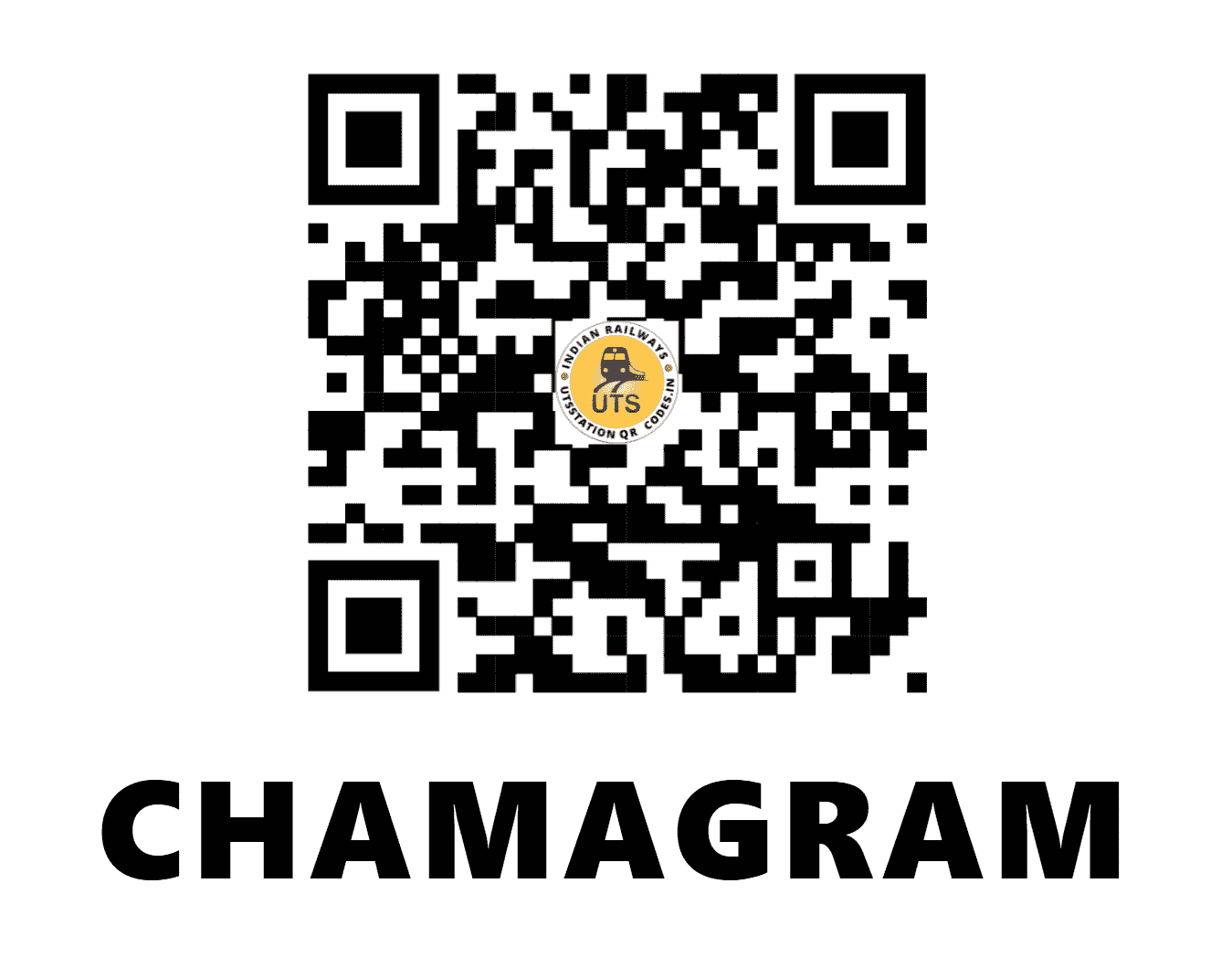 UTS QR Code for CHAMAGRAM - CMX - ER (WEST BENGAL)